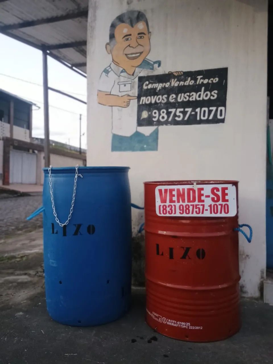 Tambores de lixo - Foto 4