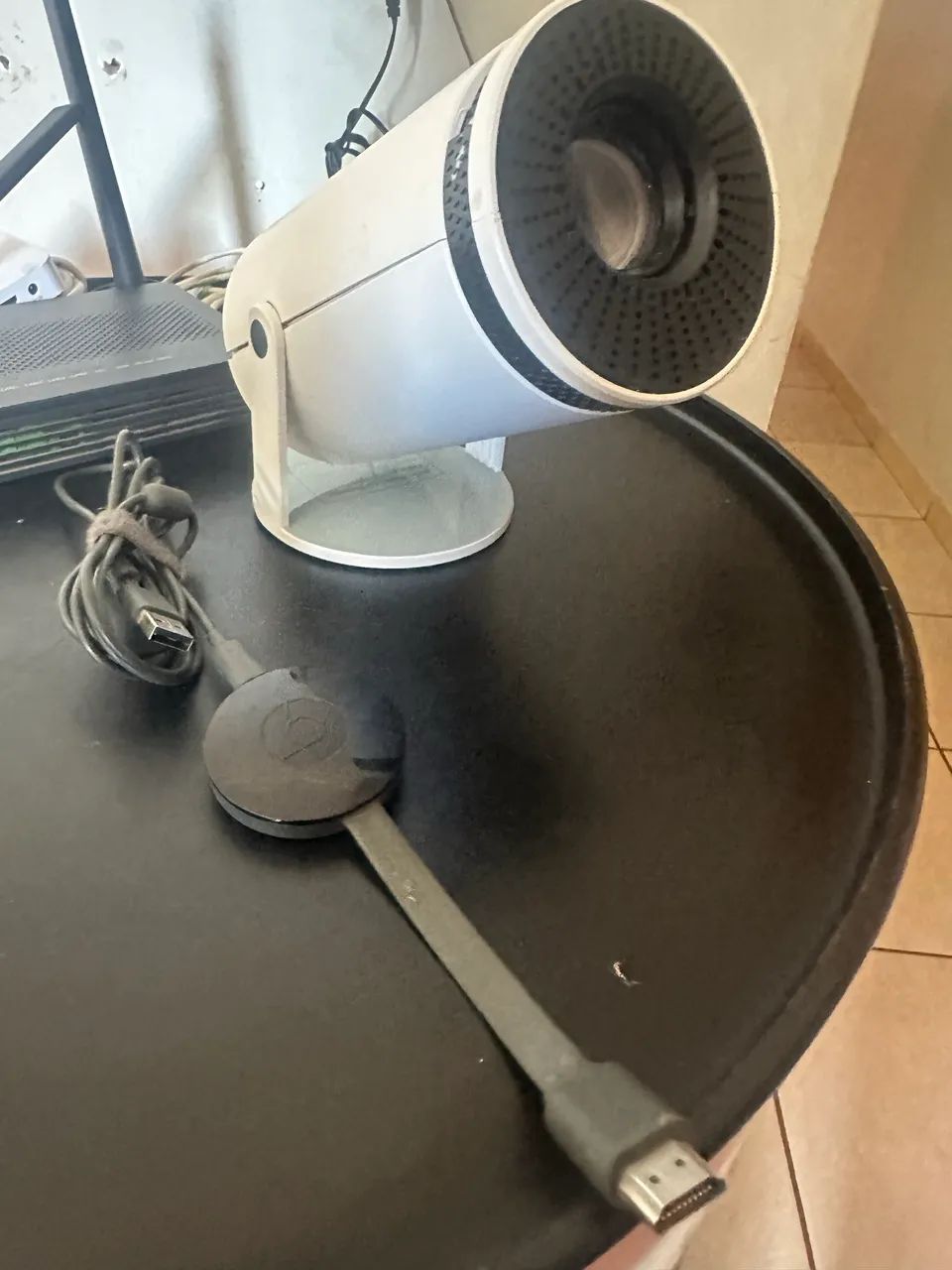 Projetor + Chrome Cast