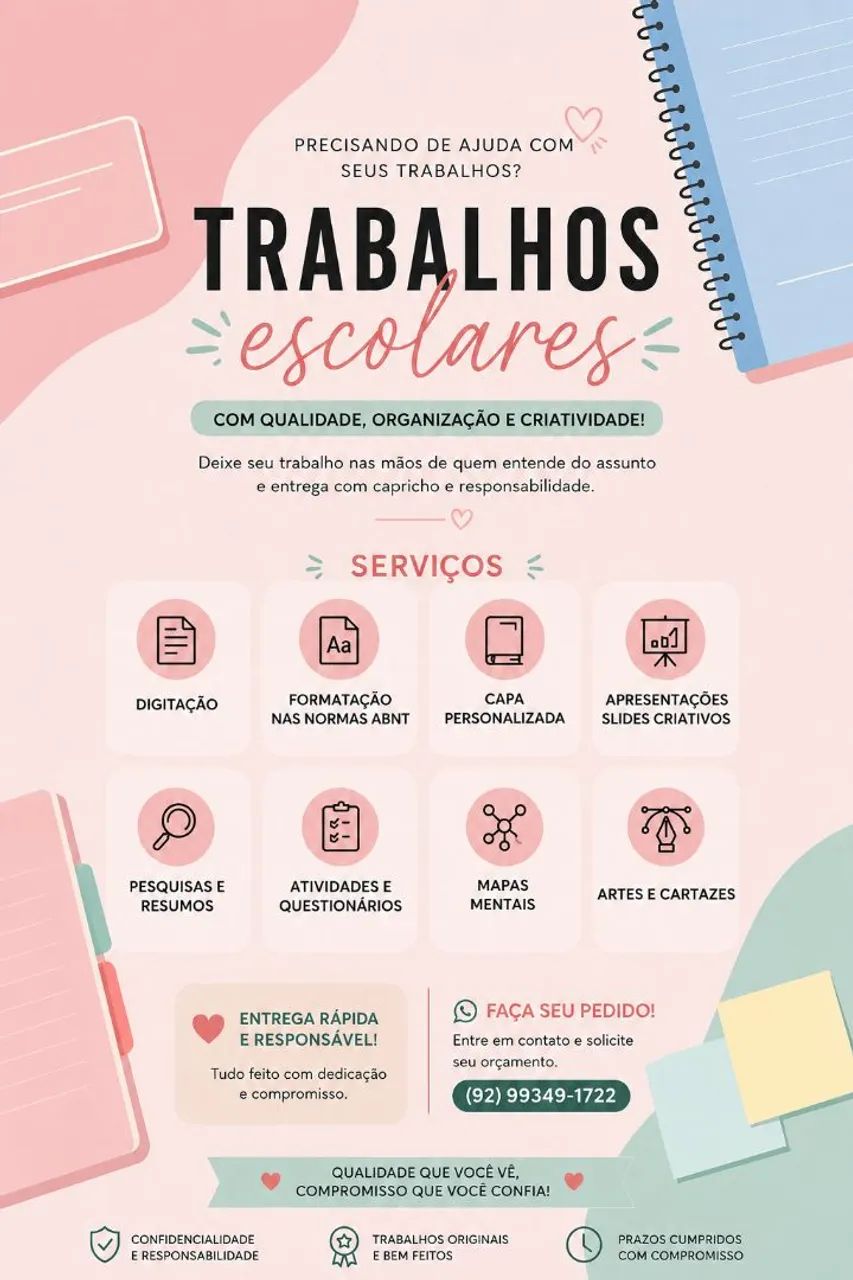 TRABALHOS ESCOLARES 