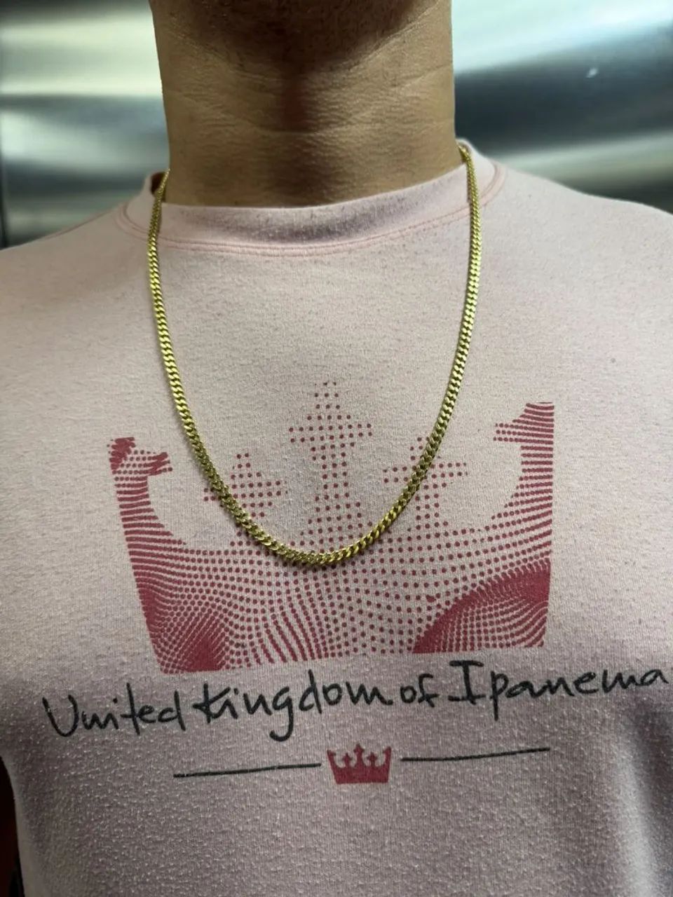Cordão Maciço Ouro 18k  31.3g 