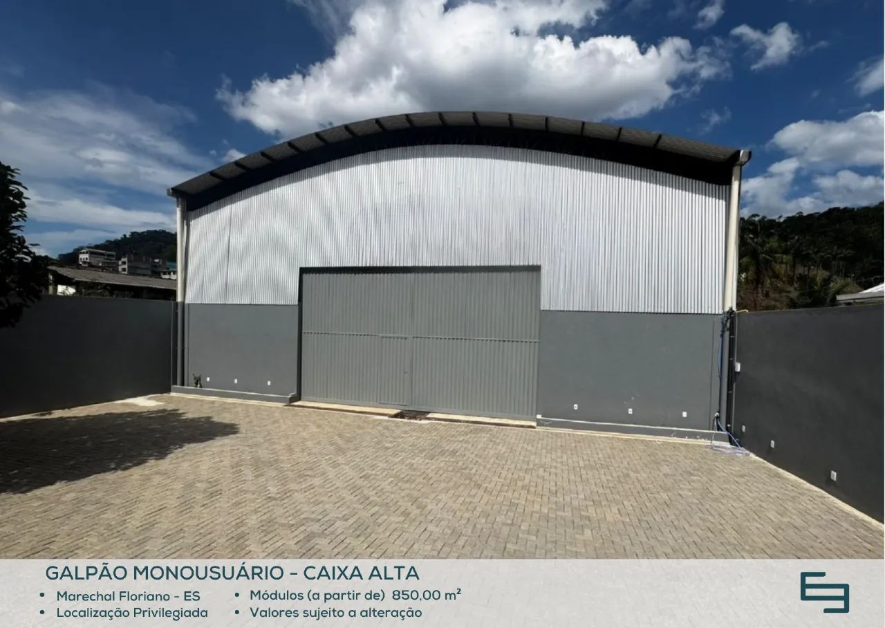 Aluguel de galpão na cidade de Marechal Floriano - ES