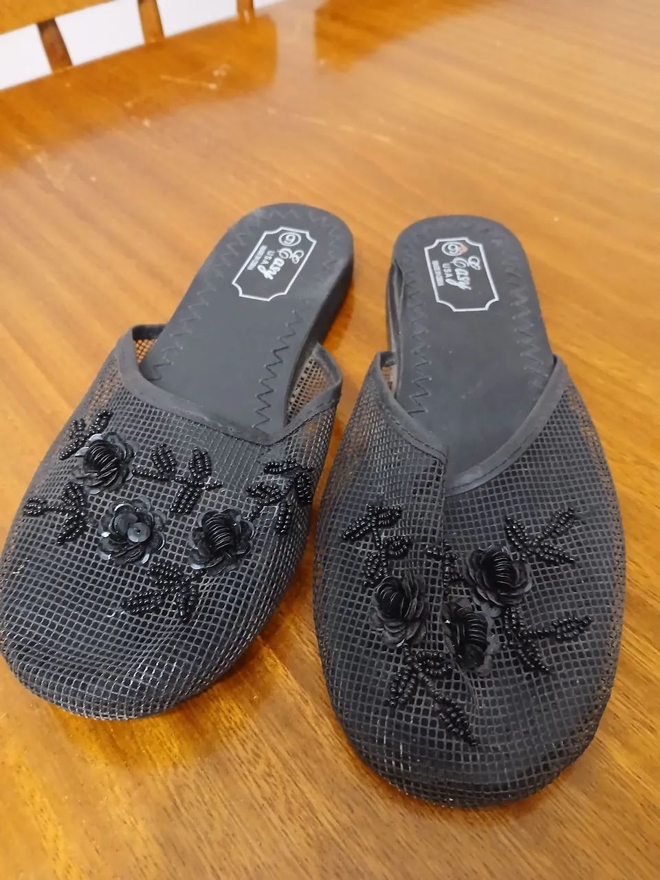 Chinelo preto feminino 