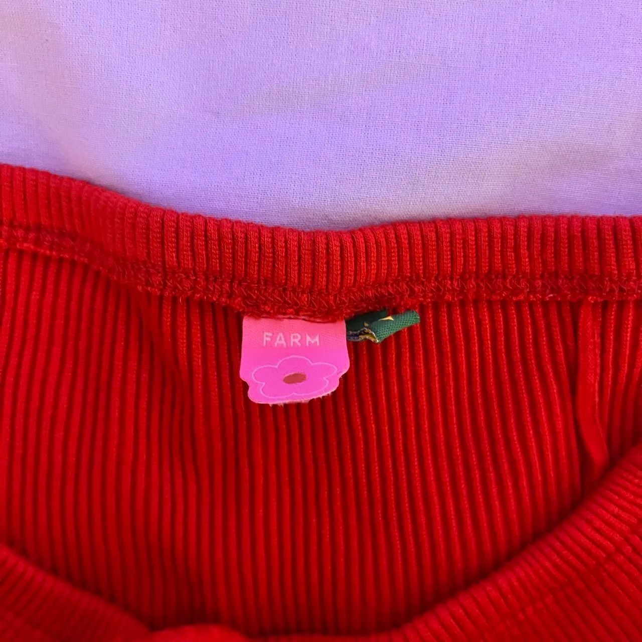 Top vermelho Farm  - Foto 2