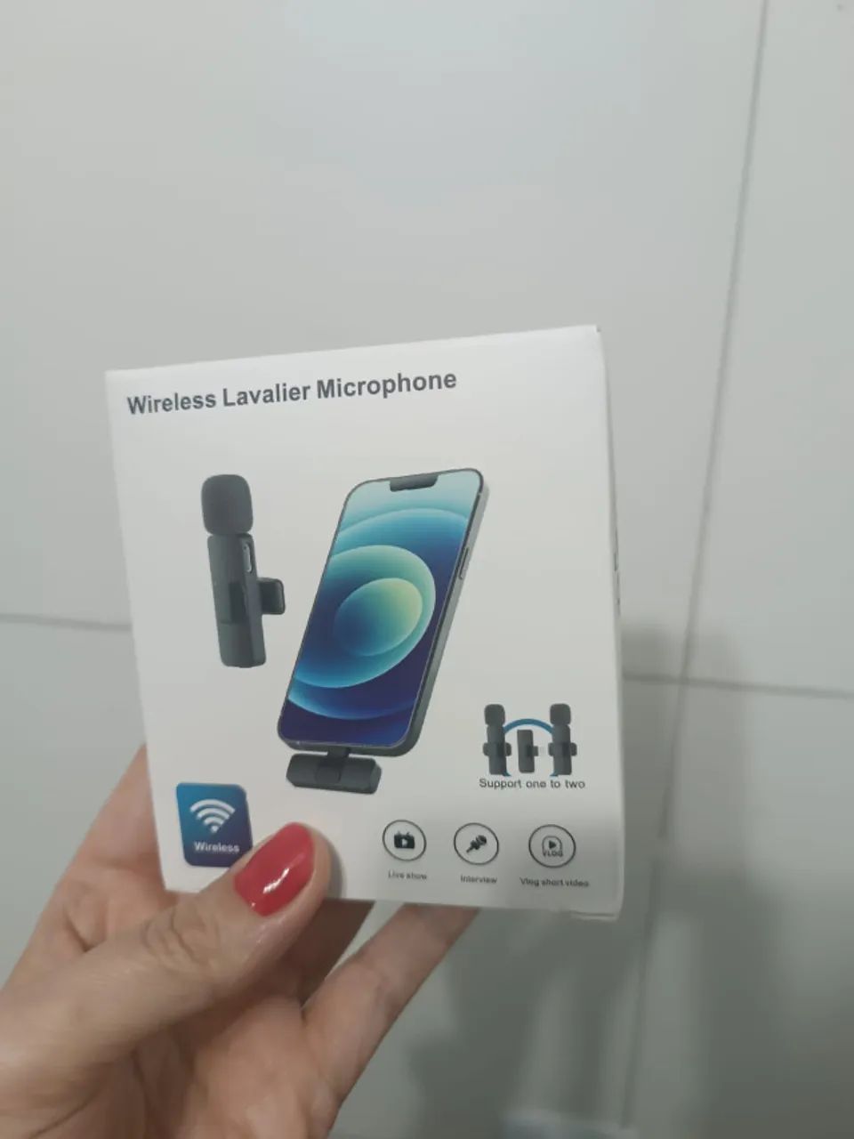 microfone lapela para iphone