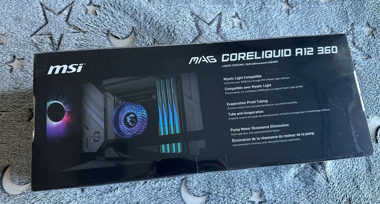 Water Cooler MSI MAG Coreliquid A12, ARGB, 360mm, Intel e AMD - CLA12360 - Foto 2