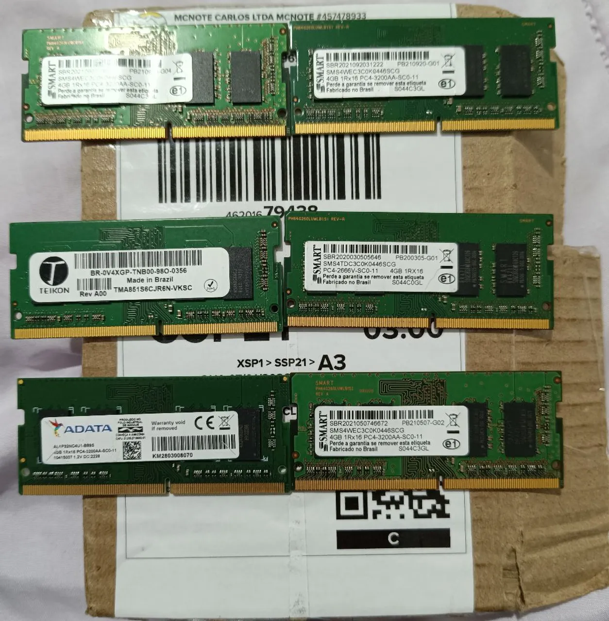 Memória Samsung PC4 2666V 16Gb 2RX8 - Memória RAM - Jardim