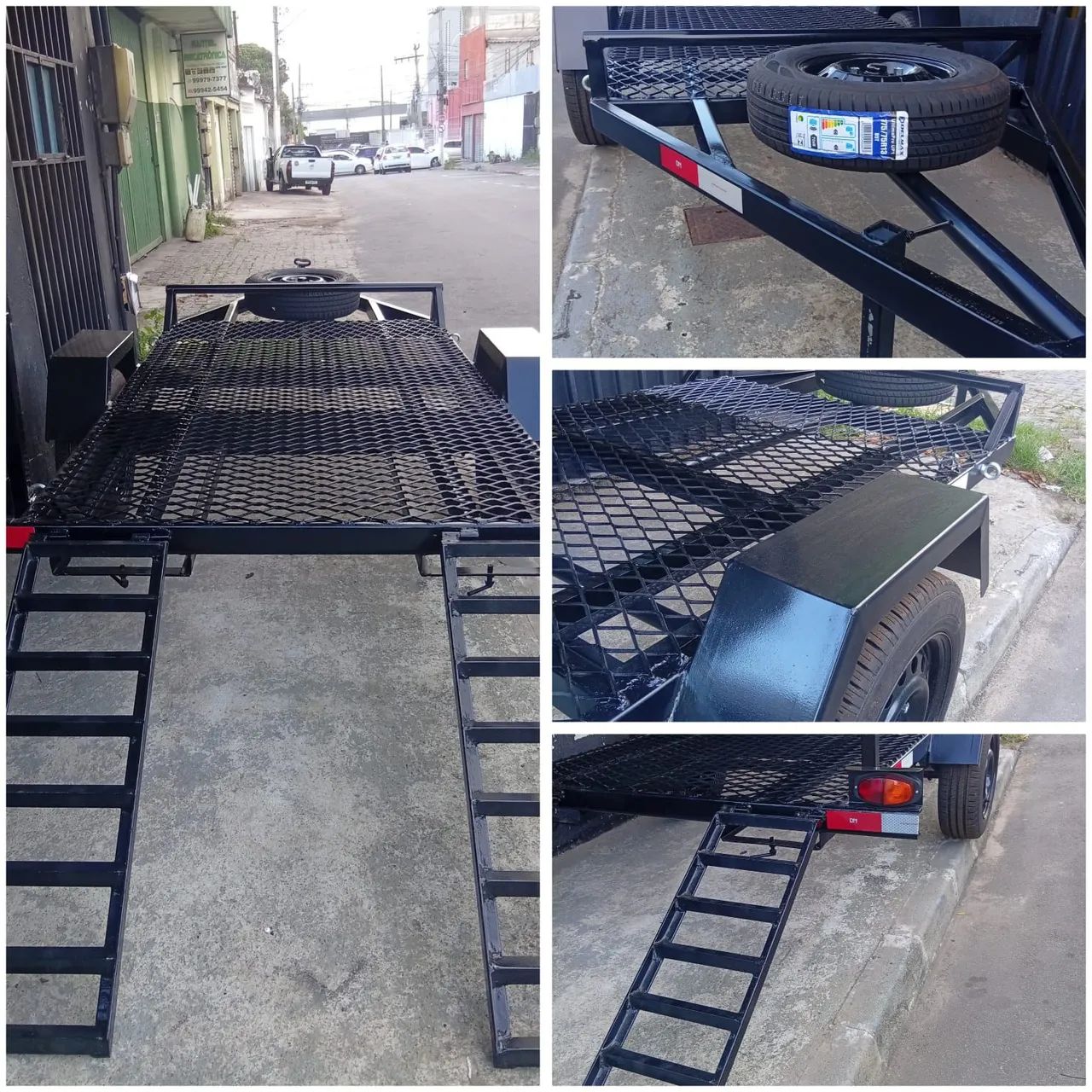 Carretinha prancha para quadriciclo