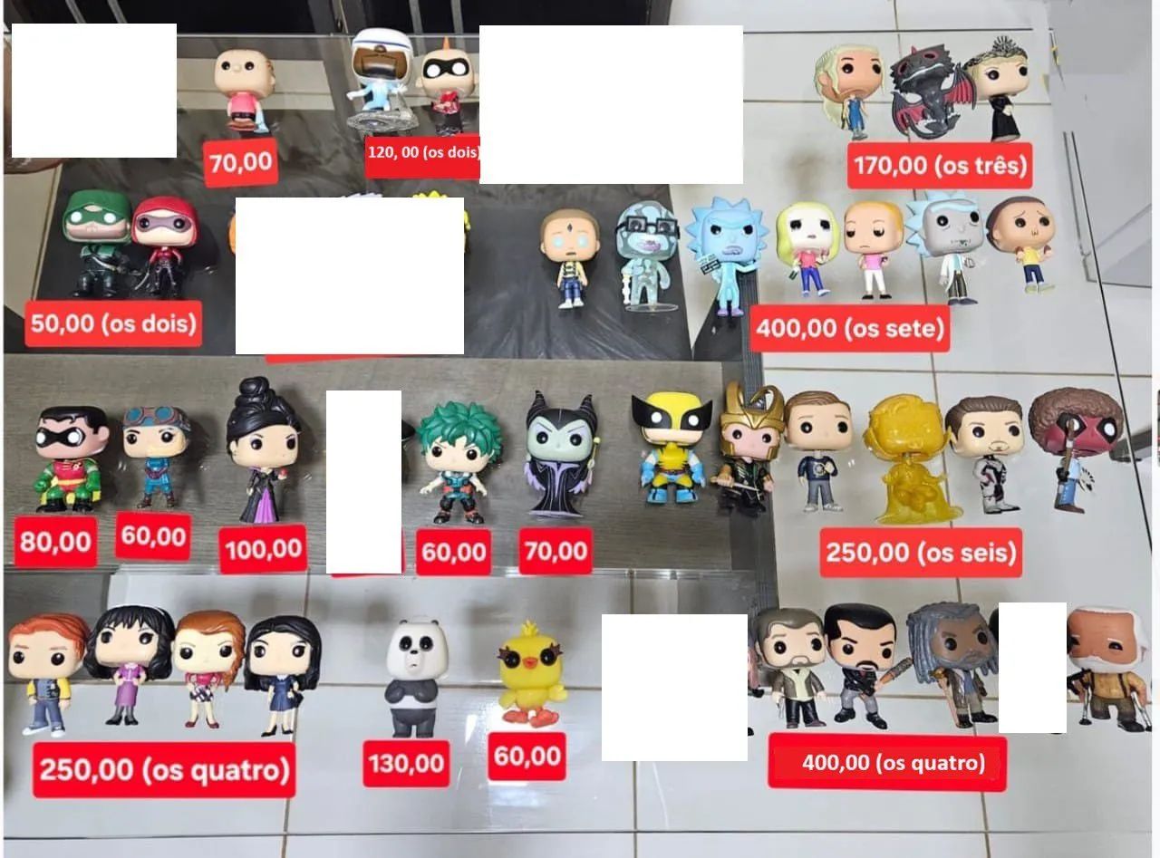Lote de funkos