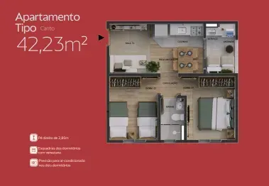 PLANTA 42m²