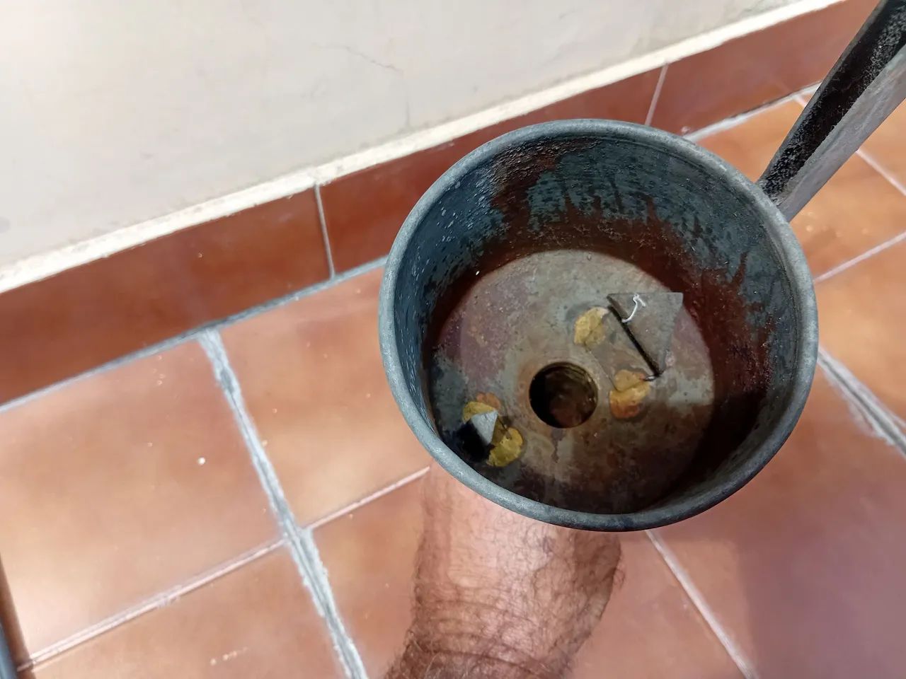 FUNIL ANTIGO DE CHAPA PARA COLECIONADOR  - Foto 2