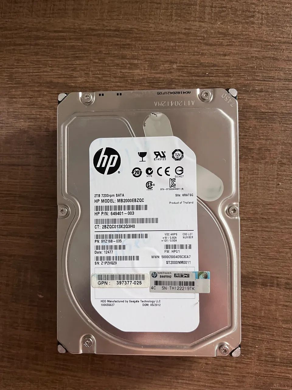 HD HP 2 TB