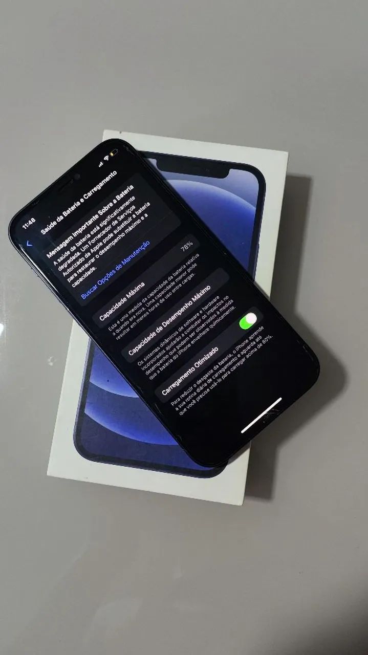 Iphone 12 64 gb bem conservado 