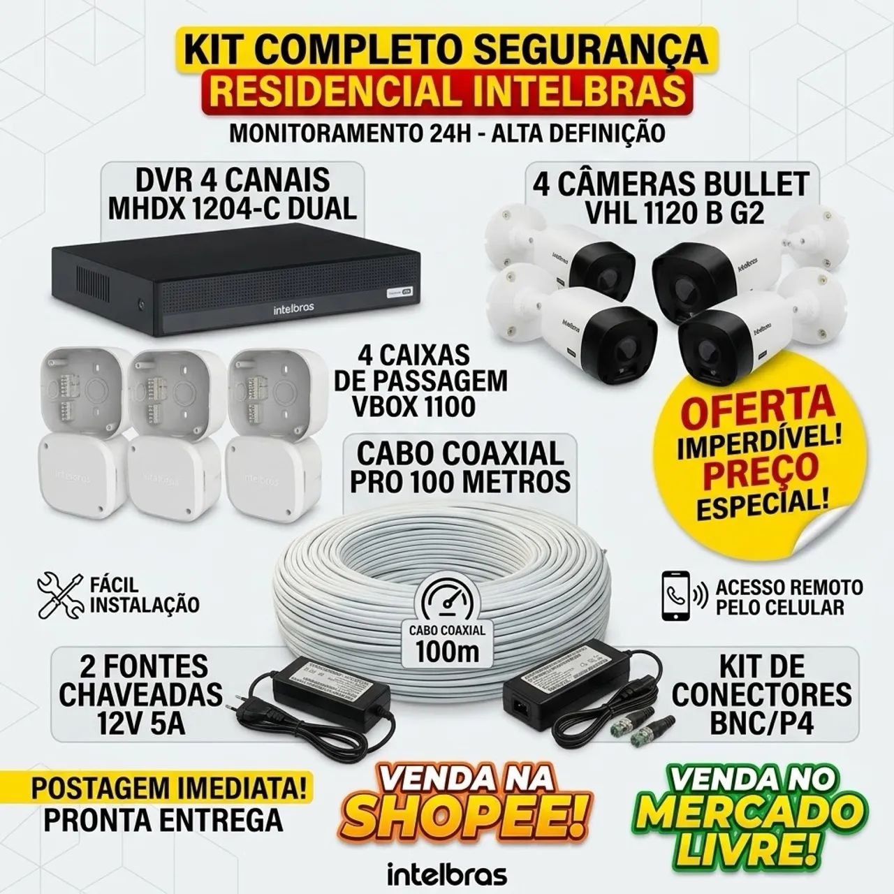 Kit de câmeras 