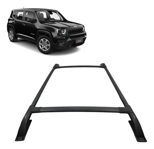 Rack Bagageiro De Teto Jeep Renegade 2016 A 2025 Preto