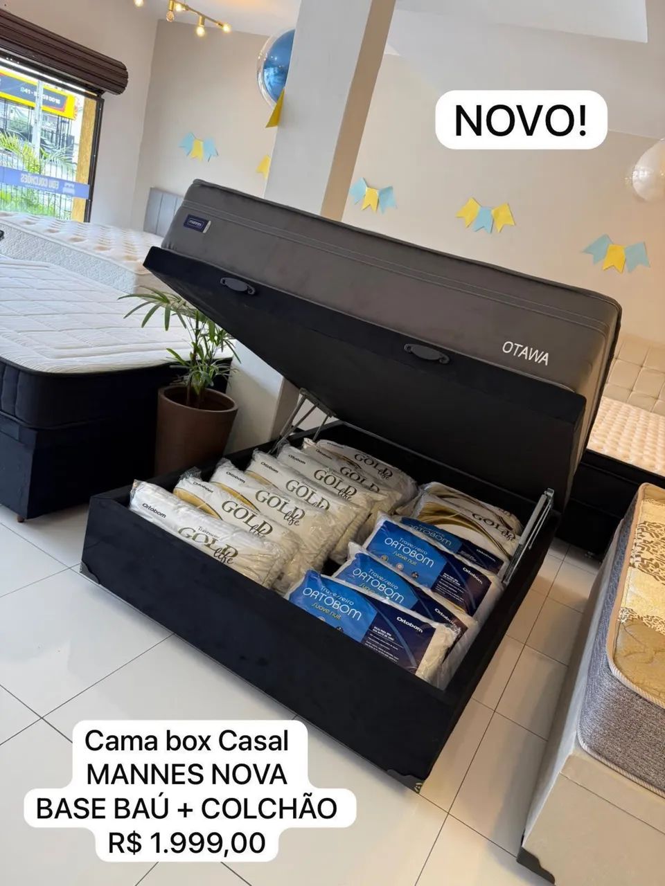 Cama Box Casal NOVA - ENTREGA 