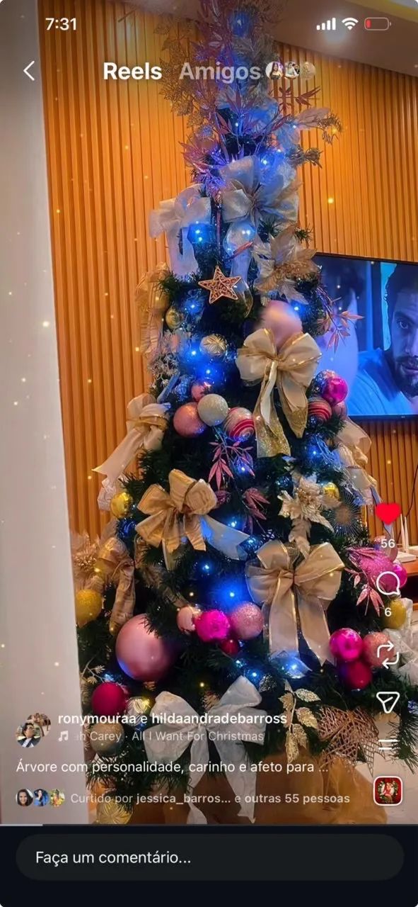 Decoração árvore de Natal 