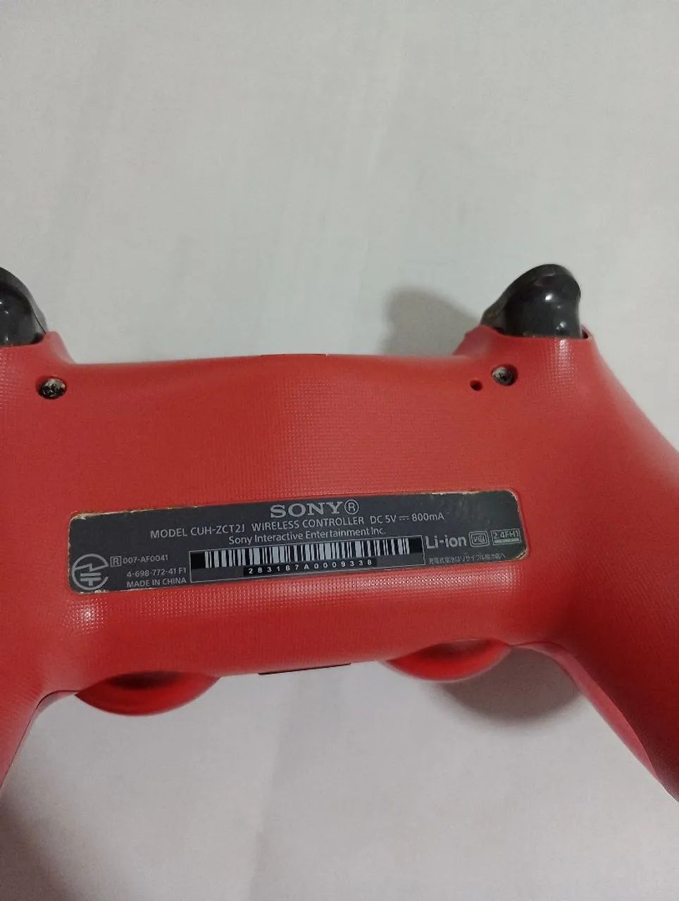 Controle Clear Red Playstation 4 Original Sony - Foto 3
