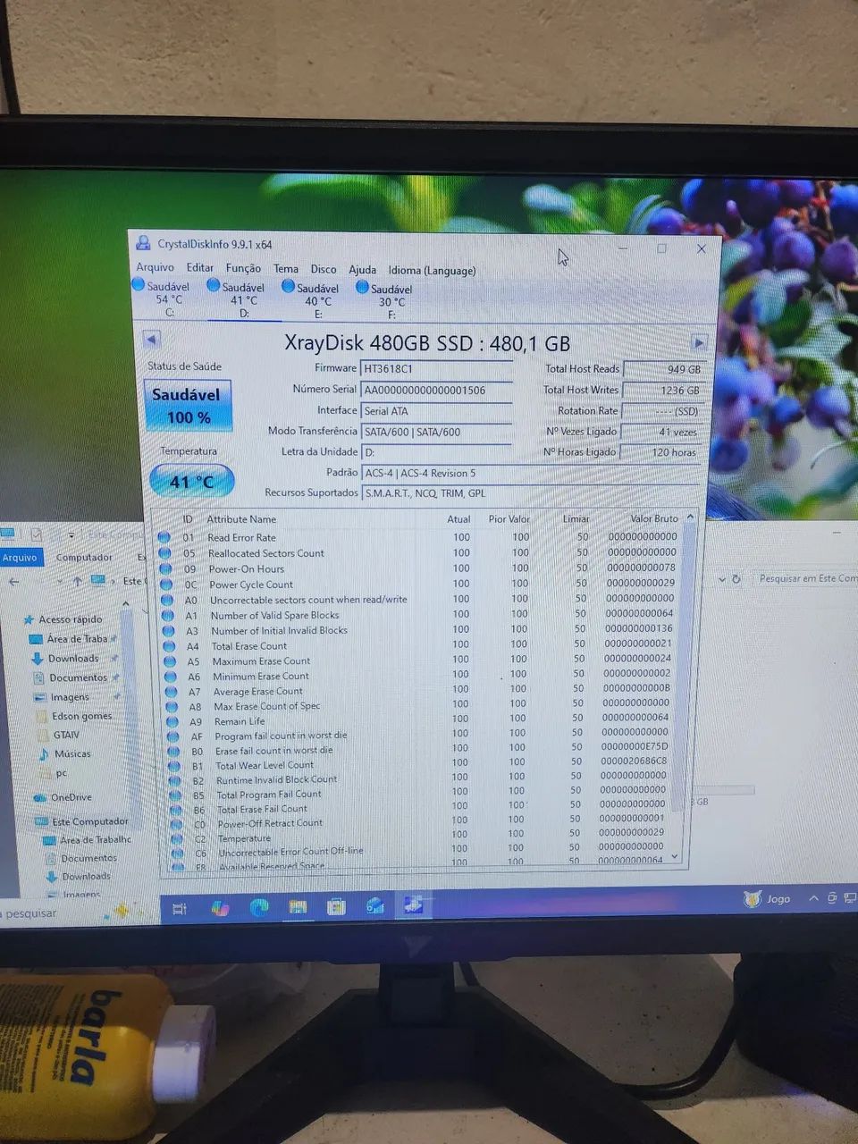 Ssd sata 3 480 gb  - Foto 3