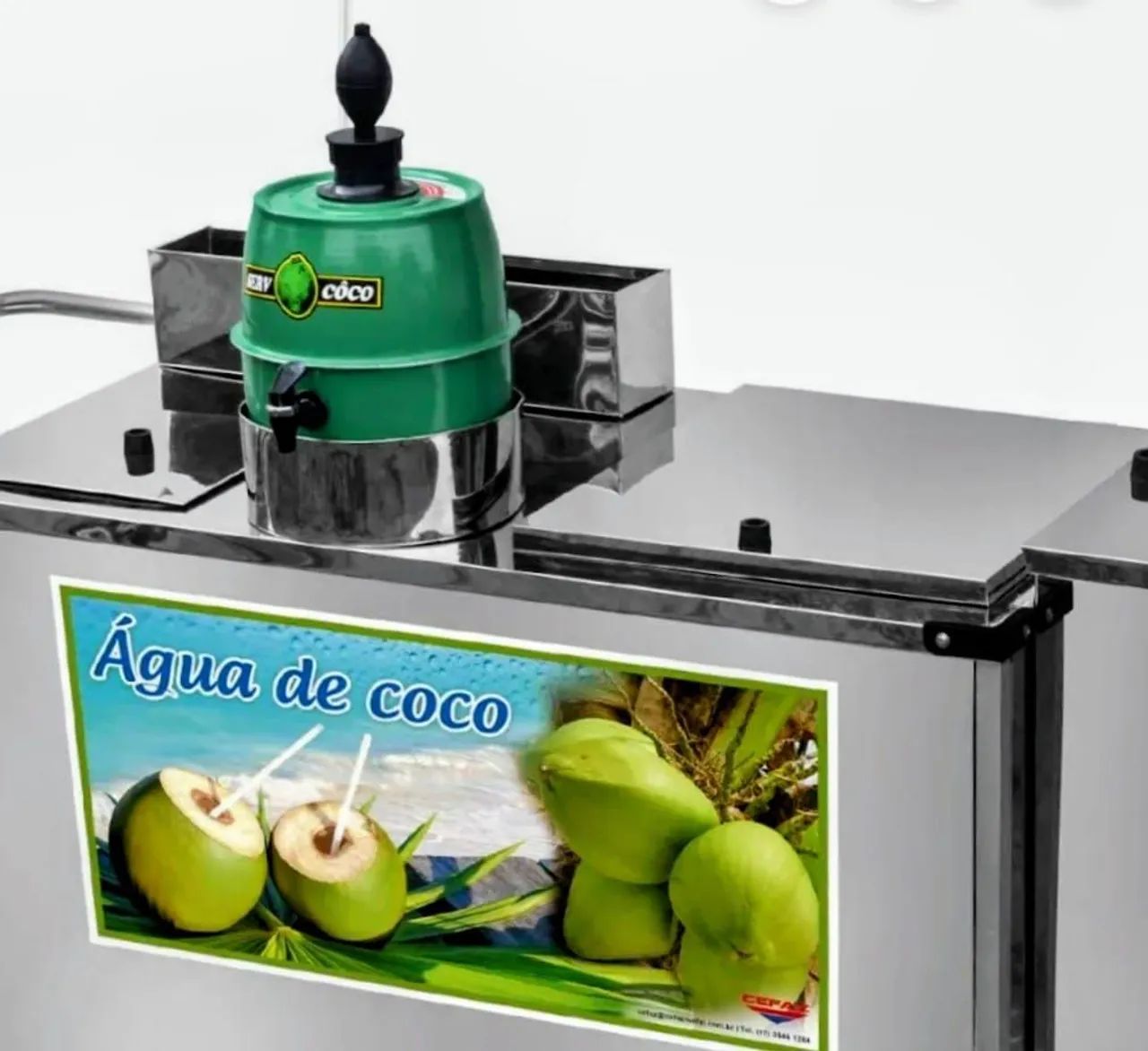 Carrinho de côco cefaz novo  - Foto 2