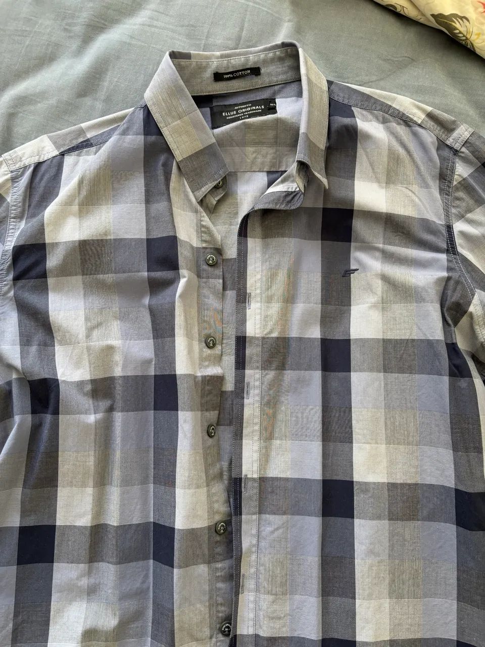 Camisa xadrez Ellus original, usada apenas 2 vezes