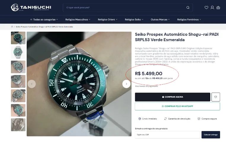 Seiko Prospex Automático Shogu-rai PADI SRPL53 Verde Esmeralda - Foto 4
