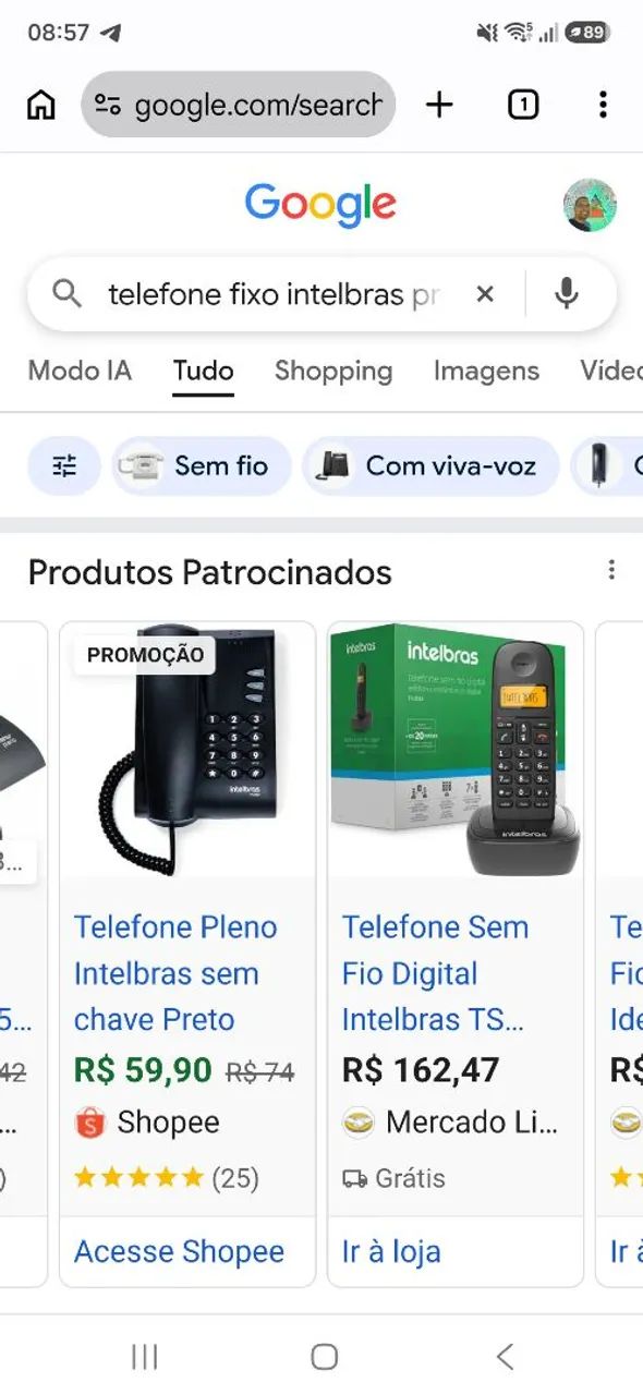 Telefone fixo intelbras na caixa - Foto 4