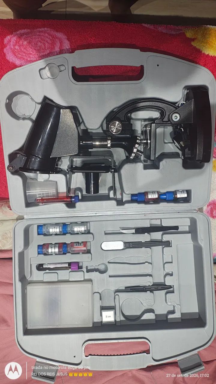 MALETA COM MICROSCÓPIO SEMI NOVA - Foto 2