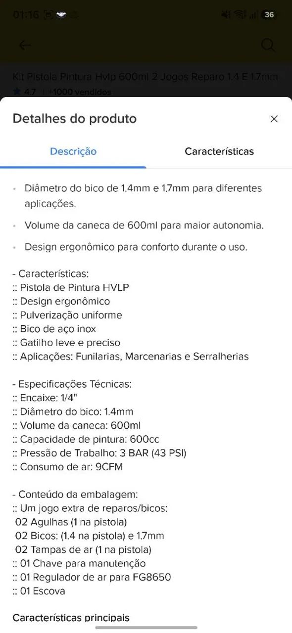 Pistola de pintura hvlp - Foto 2