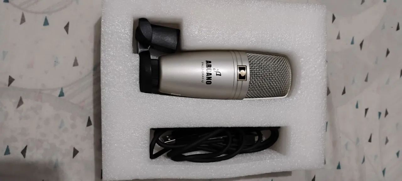 Microfone Condensador Arcano Palli Gray-U - Foto 2