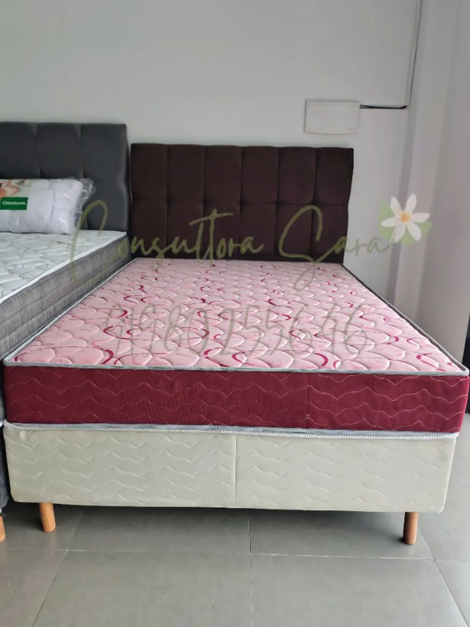 CAMA BOX CASAL MOLAS ENSACADAS DISPONÍVEL À PRONTA-ENTREGA  - Foto 2