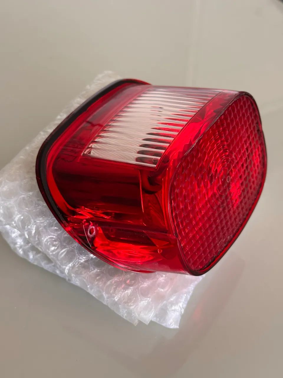 Lente Vermelha Da Lanterna Harley Perfil Original - Foto 4