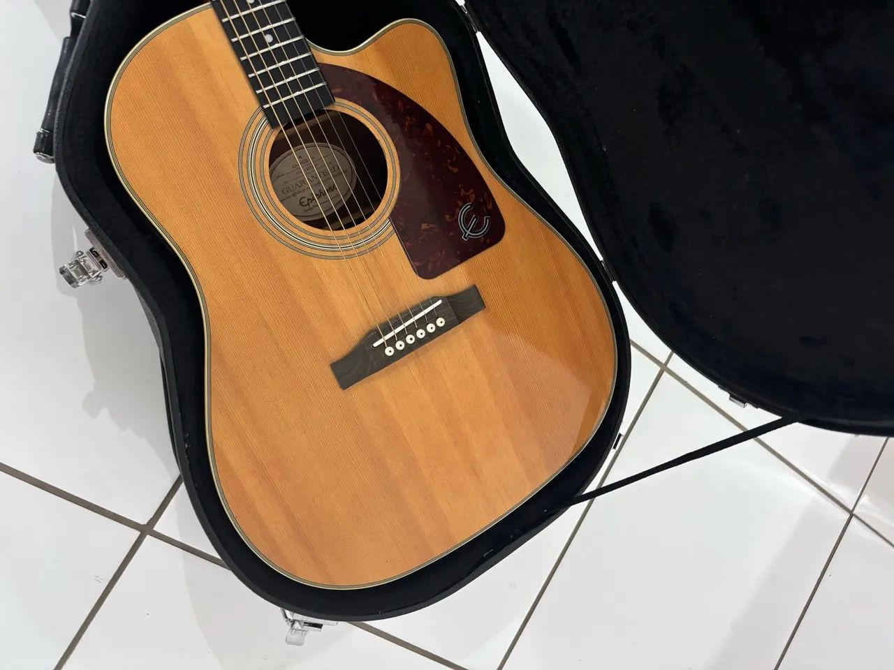 Violão epiphone AJ-210ce - Foto 5