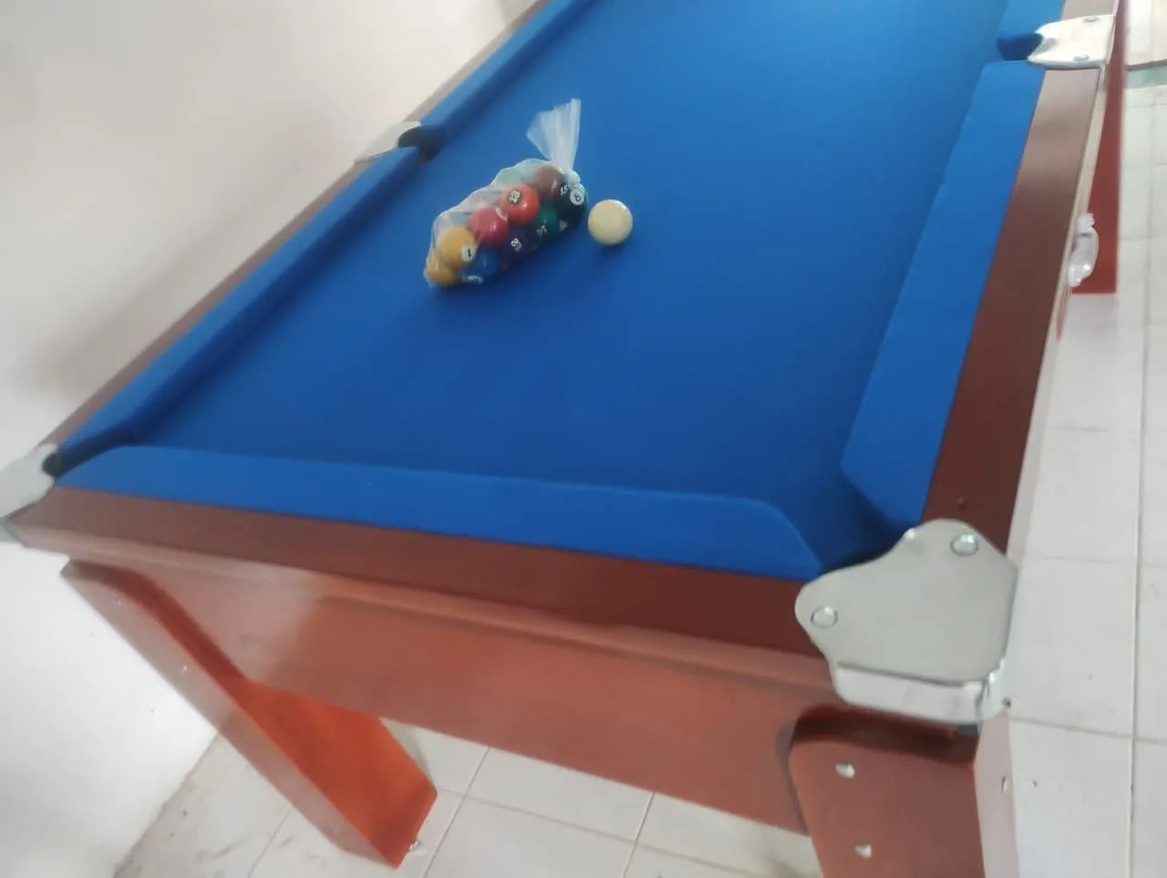 Mesa de sinuca ótimo para chácara  - Foto 4
