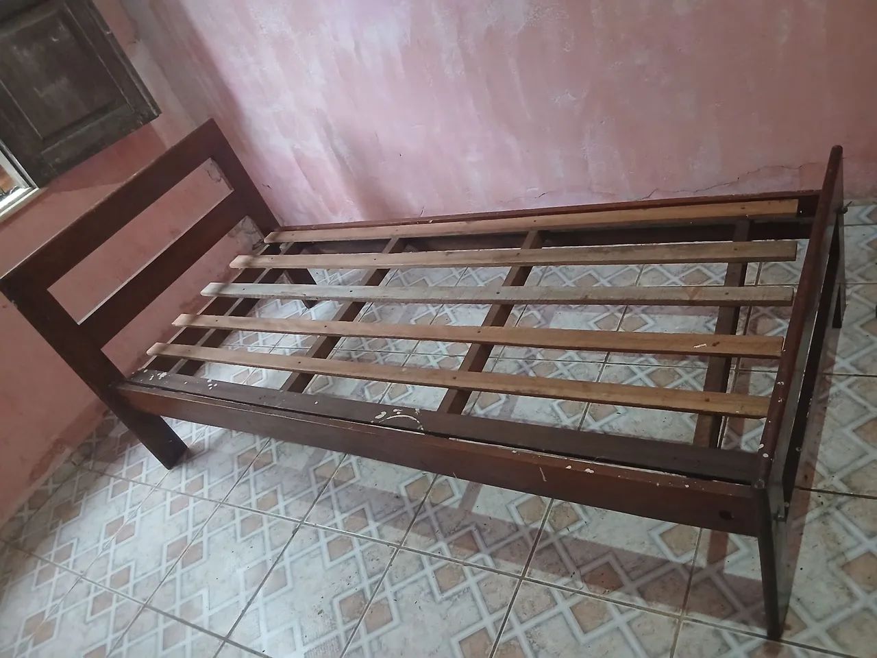 Cama de solteiro de madeira  - Foto 3