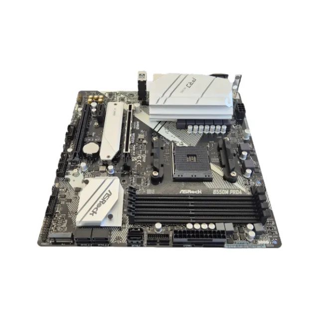Placa Mae ASRock B550M Pro4, DDR4, Socket AM4, M-ATX, Chipset AMD