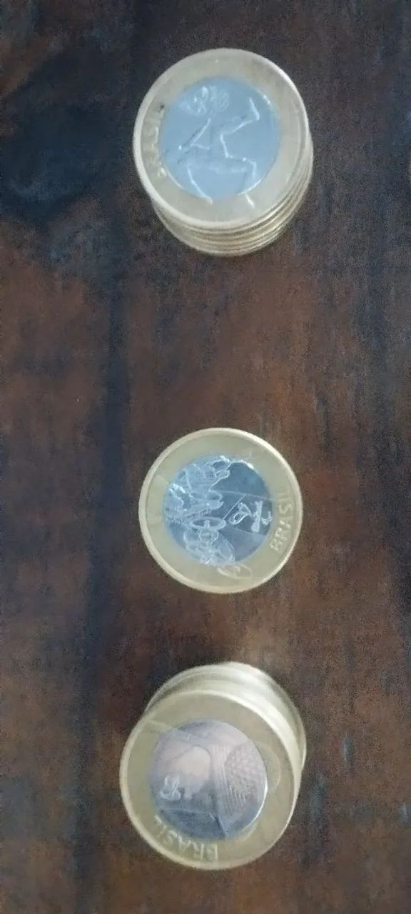 Moedas antigas de 5 a 150