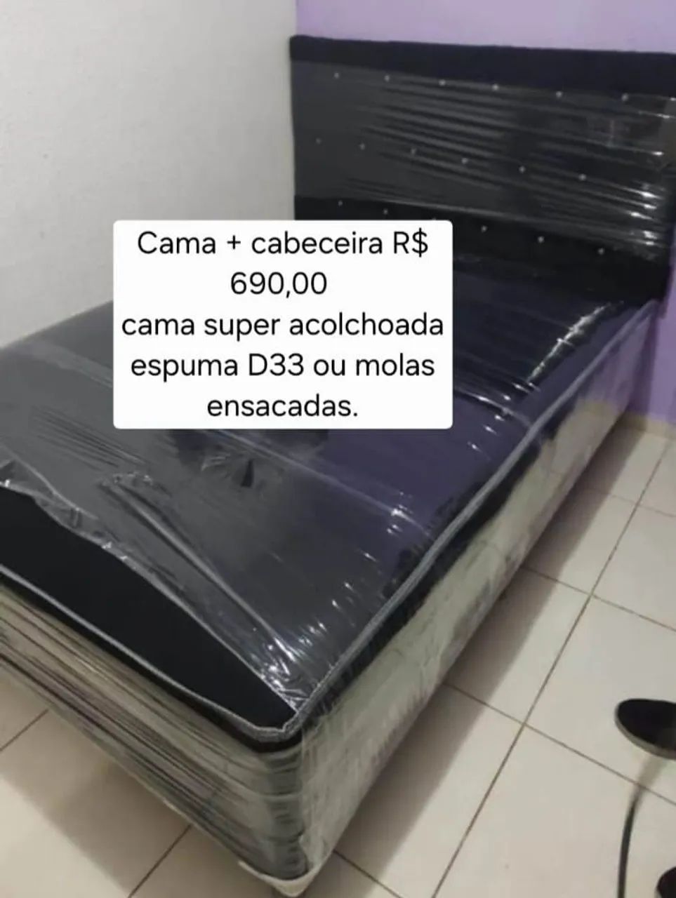 Camas com cabeceira - Novas - Foto 2