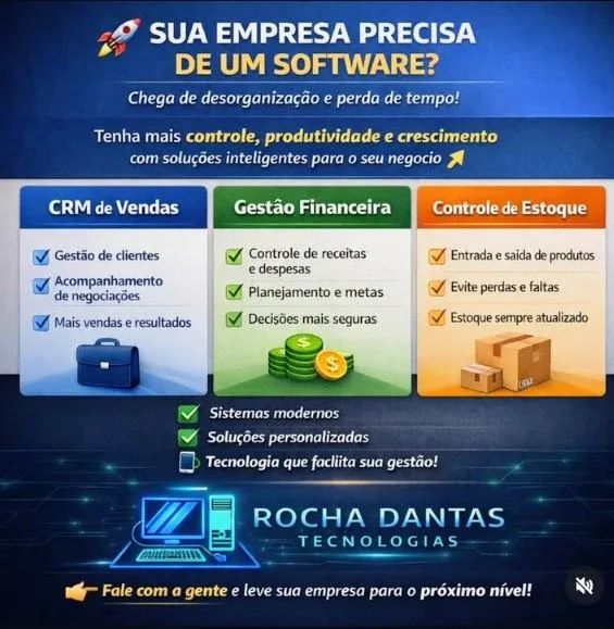 CRM ( sistemas para gerenciar vendas e clientes)