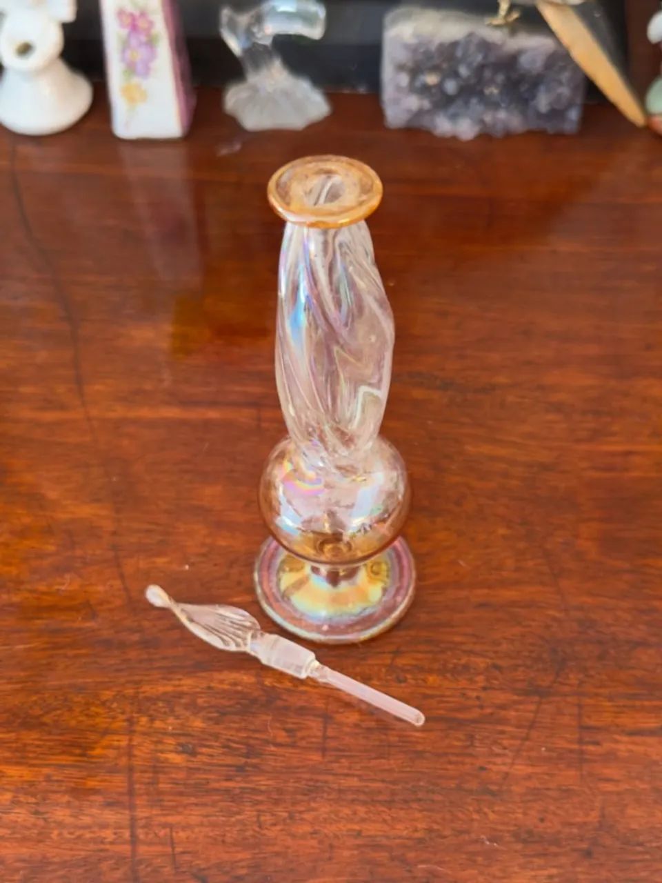 Perfumeiro em Vidro Soprado, estilo Murano. - Foto 4