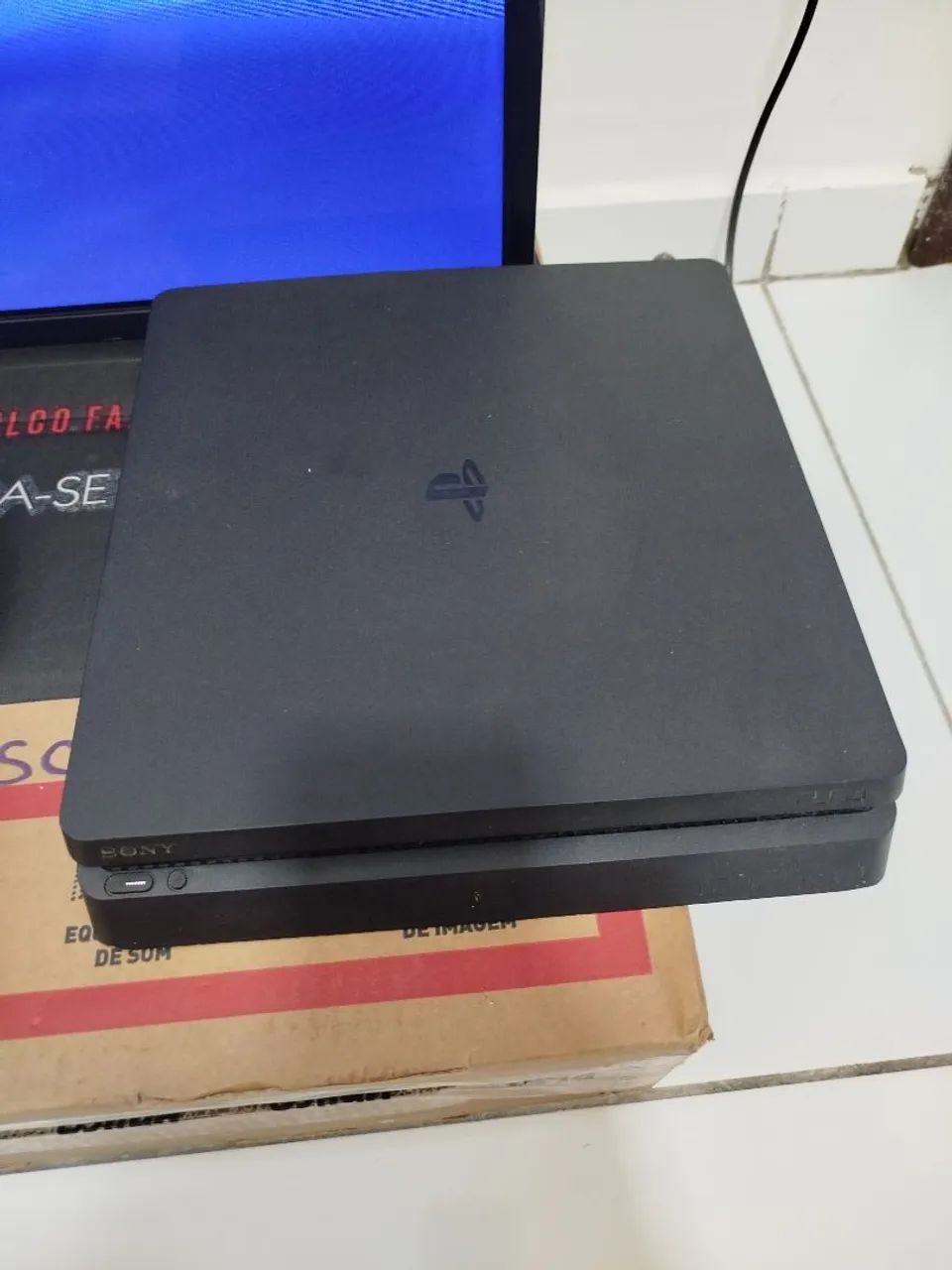 PS4 Slim e TV - Foto 4