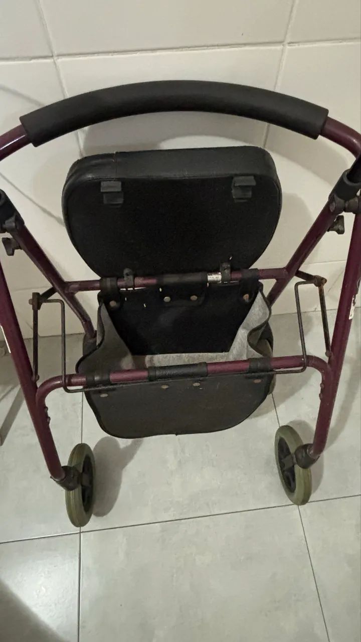 Carrinho para idosos 4 rodas - Foto 2