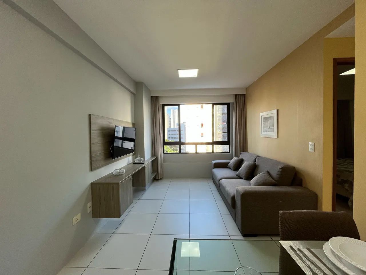 Apartamento mobiliado com 1 quarto pronto pra morar - Boa Viagem - Foto 3