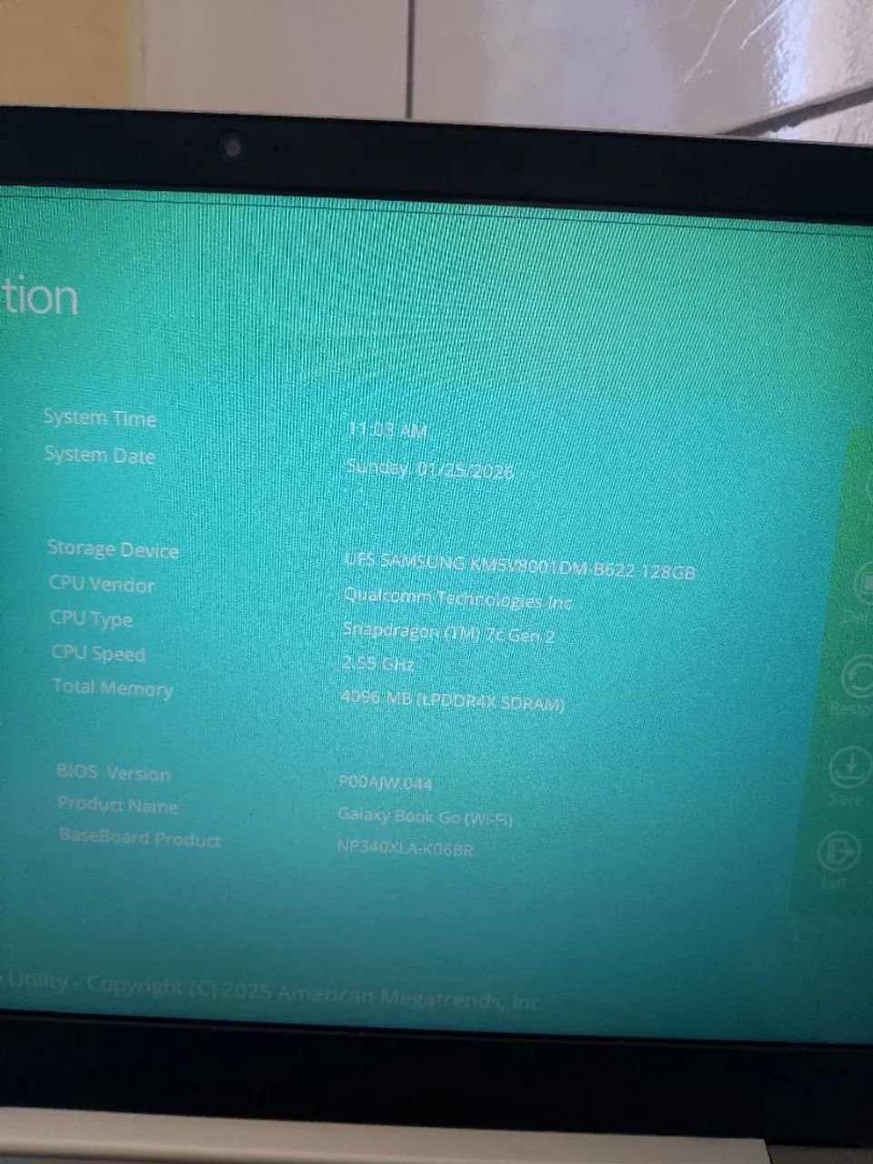 Notebook Samsung go retirada de peças - Foto 2