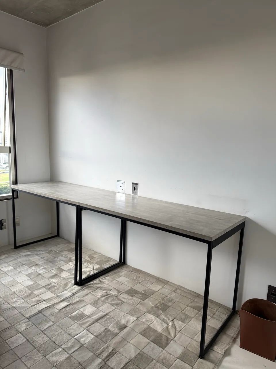 Mesas de escritório com tábua de MDF