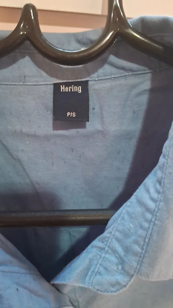 Camisa Hering azul - Foto 2