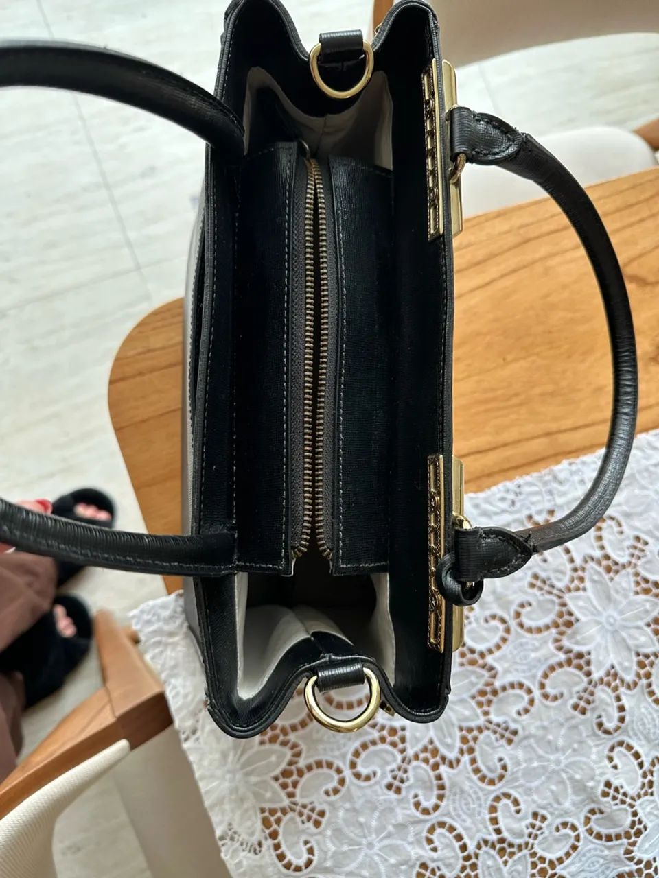 Bolsa Arezzo Preta Estruturada - Foto 5