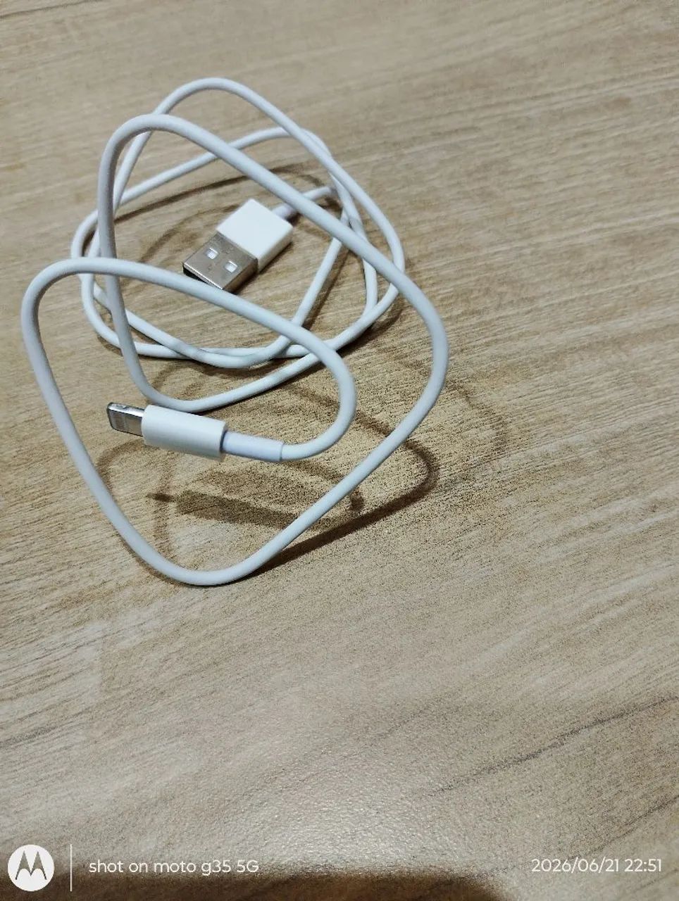 Cabo USB para Lightning Apple iPhone