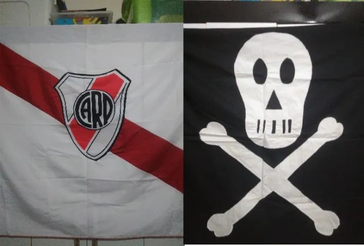 Bandeira Pirata ou Time River Plate (Leia todo o anúncio)