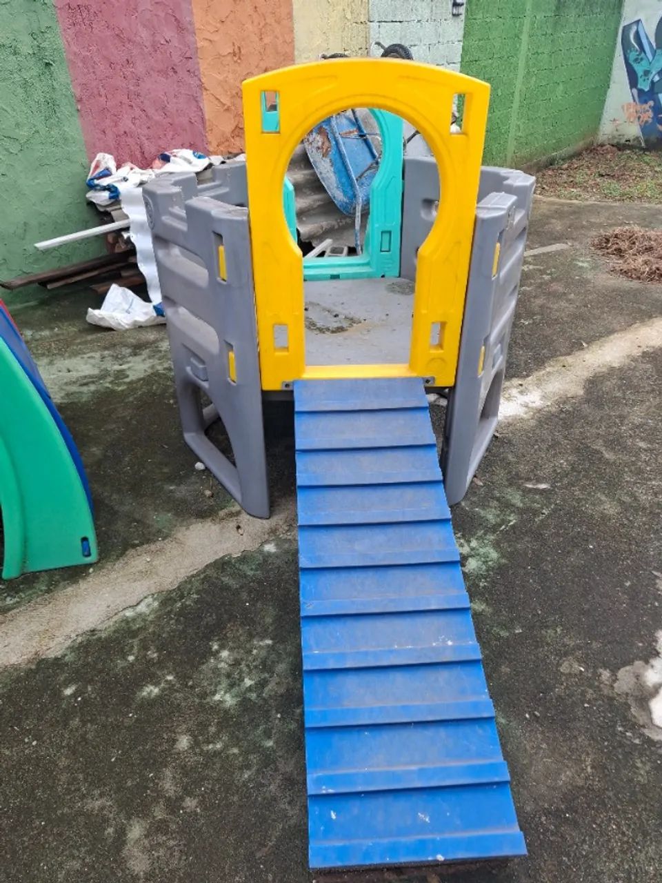Brinquedos Pets, com escorregado e casinha - Foto 3