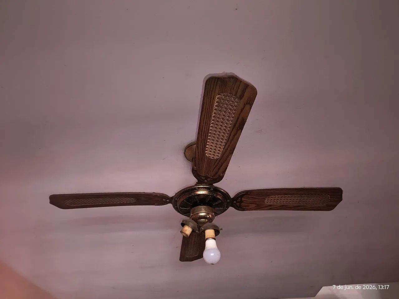 Ventiladores de teto antigo 